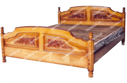 Кровать Филенка Классика (резьба 4-х филенчатая) 
