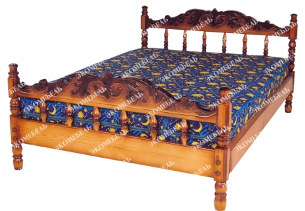 Кровать Точенка Глория (резьба объемная №1)