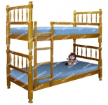 Кровать двухъярусная Детская точеная 