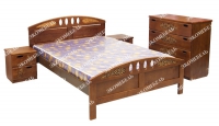 Двуспальная кровать Галатея (береза) 
