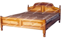 Кровать Наполеон (резьба шапкой)  с подъёмным механизмом