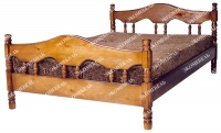 Кровать Точенка Волна  для дачи