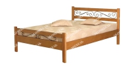 Кровать Венеция (ковка) из дерева